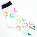 95975, SMILE HAPPY FACE PRINT SOCKS