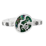 96063, SEA TURTLE ABALONE STRETCH BRACELET, SEA LIFE, OCEAN
