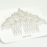 96073, RHINESTONE BRIDAL HAIR COMB, CRYSTAL WEDDING PIECES