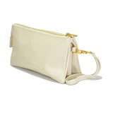 96094, 8"L PU SOFT LEATHER CLUTCH HANDBAG