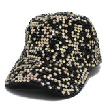 96101, BLING RHINESTONE STUDDED BALL CAP