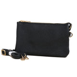 96225, FAUX LEATHER CLUTCH HANDBAG