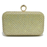 96234, RHINESTONE GLITTER EVENING CLUTCH BAG