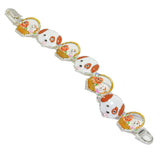 96241, DOG PUPPY ENAMEL MAGNETIC CLOSURE BRACELET