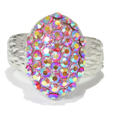 96430, OVAL PEARL STUDDED BANGLE BRACELET