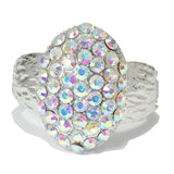 96430, OVAL PEARL STUDDED BANGLE BRACELET
