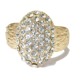 96430, OVAL PEARL STUDDED BANGLE BRACELET