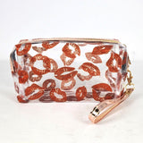 96436, LIPS TRANSPARENT CLEAR POUCH