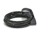 96482, BLING GLITTER STONE MULTI LAYERED BANGLE BRACELET