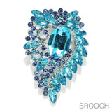 96570, RHINESTONE EVENING PIN BROOCH