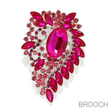 96570, RHINESTONE EVENING PIN BROOCH
