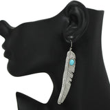 96583, WESTERN LEAF DANGLE EARRING
