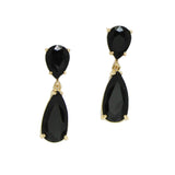 96588, ACRYLIC GLASS TEARDROP EARRING