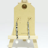 96593, FRESHWATER PEARL ACCENT WITH HAMMERED METAL EARRING