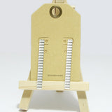 96595, TEXTURED BAR METAL EARRING