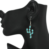 96618, WESTERN CACTUS DANGLE EARRING