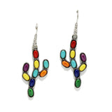96618, WESTERN CACTUS DANGLE EARRING