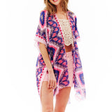 96626, AZTEC PRINTED KIMONO