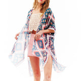 96626, AZTEC PRINTED KIMONO