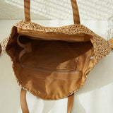 96633, SMILE HAPPY FACE CIRCLE STRAW TOTE BAG