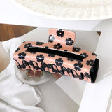 93364, FLORAL PATTERN HAIR CLAW
