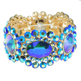 96639, RHINESTONE EVENING STRETCH BRACELET