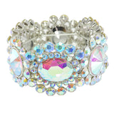 96639, RHINESTONE EVENING STRETCH BRACELET