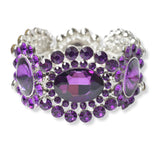 96639, RHINESTONE EVENING STRETCH BRACELET