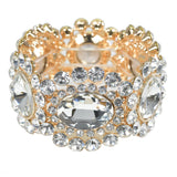 96639, RHINESTONE EVENING STRETCH BRACELET
