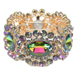 96639, RHINESTONE EVENING STRETCH BRACELET