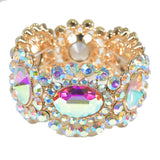 96639, RHINESTONE EVENING STRETCH BRACELET