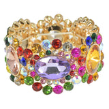 96639, RHINESTONE EVENING STRETCH BRACELET