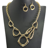 96650, GEOMETRIC METAL NECKLACE