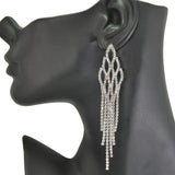 96670, PAVE CRYSTAL RHINESTONE EARRING