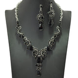 96991, RHINESTONE EVENING NECKLACE SET