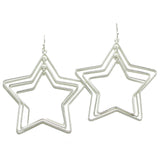 96726, STAR MULTI CUTOUT DANGLE EARRING