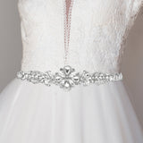 96728, HANDMADE RHINESTONE EVENING WEDDING BELT & HEADBAND, BRIDAL, PROM