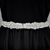 96734, HANDMADE RHINESTONE EVENING WEDDING BELT & HEADBAND, BRIDAL, PROM