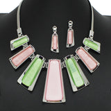 96756, GEOMETRIC CELLULOID ACETATE NECKLACE