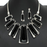 96756, GEOMETRIC CELLULOID ACETATE NECKLACE