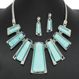 96756, GEOMETRIC CELLULOID ACETATE NECKLACE