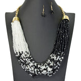 96767, BEADED LAYERED NECKLACE