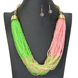 96767, BEADED LAYERED NECKLACE