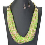 96767, BEADED LAYERED NECKLACE