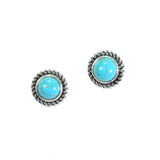 96776, WESTERN ROUND STUD EARRING