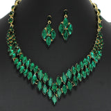96839, RHINESTONE EVENING NECKLACE SET