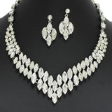 96839, RHINESTONE EVENING NECKLACE SET