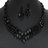 96839, RHINESTONE EVENING NECKLACE SET