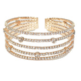 96913, CRYSTAL RHINESTONE CUFF BRACELET