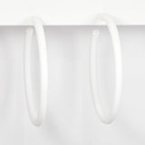 96946, 60MM MATTE FINISH ROUND HOOP EARRING